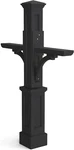 5814-B Black Newport Plus Double Mail Post, 8X41.5. Fixed Price $420.99.