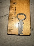 Antique Eagle Lock Co. Flat Key Skeleton Small Unique Shape. Fixed Price $17.50.