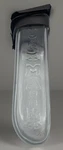 Vintage Embossed Visible Glass Wall Mounted Mail Box With Metal Top. Fixed Price $99.95.