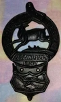 John Deere Cast Iron Mailbox Letter Holder 1847 Moline 16.5X10. Fixed Price $35.00.