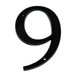 Hillman Distinctions 4 Inch Black House Address Number 9 Flush Mount. Fixed Price $9.99.