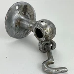 Vintage Door Stop Hook Catch Wall Mount Industrial Steel Architectural Salvage. Fixed Price $23.00.