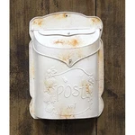 Farmhouse Vintage Style White Metal Embossed Wedding Card. Fixed Price $54.95.
