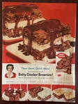 1956 Betty Crocker Brownies Vintage Print Ad Birthday Party Ice Cream Baking. Fixed Price $7.99.