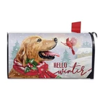 Fbcoo Hello Winter Golden Retriever Dog Mailbox Cover. Fixed Price $27.46.