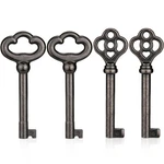 4-PACK Skeleton Keys KY-2AB KY-3AB Versatile For Antique Furniture, Solid Bra.... Fixed Price $14.45.