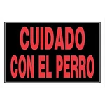 8X12 Beware Dog Sign. Fixed Price $18.37.