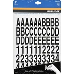 Hillman Adhesive 1-IN. Black Letter & Number Kit. Fixed Price $7.25.