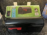 Gibraltar Mailboxes Classic Medium Steel Post Mount Black T1S00B00 Nib. Fixed Price $20.00.