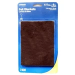 Soft Touch By Waxman 2CT Self-stick Felt Blankets Brown 4.5" 6". Fixed Price $7.50.