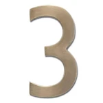 Architectural Mailboxes 3582AB Number Solid Cast Brass 4 Inch Floating Hous.... Fixed Price $17.97.