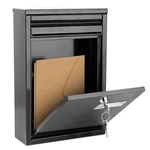 Wall Mount Mailbox Lockable Galvanized Iron Letter Post Locking Security Dro. Fixed Price $56.99.