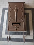 Liberty Victory Torch Metal Mailbox, Wwi Era, Patent Novelty, Fulton, 1918. Fixed Price $79.98.