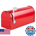 Rainhol Metal Mailboxes For Outside Post Mount Galvanized Steel Standard. Fixed Price $77.46.