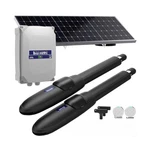 Bl Tezeit Solar Swing Gate Opener, 1760LB Dual-arm Operator With Built-in 2. Fixed Price $880.46.
