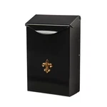 City Classic Black Small Steel Vertical Wall Mount Mailbox. Fixed Price $17.98.