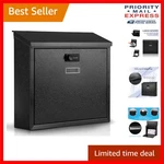 Sleek Modern Mailbox Drop With Lock - Perfect For Outdoor Home Use. Fixed Price $71.90.