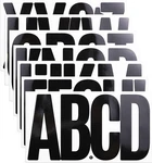 21 Sheets 6 Inch Letter Stickers, Self Adhesive Vinyl Capital Alphabet Black. Fixed Price $14.76.