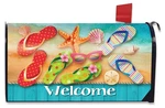 Briarwood Lane Surfside Flip Flops Summer Mailbox Cover. Fixed Price $15.95.