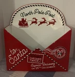 New Ashland Christmas 11 Tin Metal Mailbox Wall Mountable Decor North Pole Post. Fixed Price $12.95.