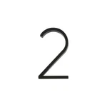 Hillman Distinctions 5-IN. Floating Mount Black House Number 2. Fixed Price $14.50.