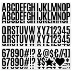 12 Sheets Stickers, 2.5'' Self Adhesive Vinyl Numbers Kit, Bla.... Fixed Price $13.23.