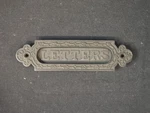 Antique Victorian Brass Door Mail Slot "letters" Spring Broken 7 Inch Letterbox. Fixed Price $40.00.