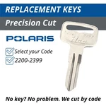 Polaris Ignition Key Cut To Code 2200-2399 Rzr Ranger Sportsman Atv Snowmobile. Fixed Price $9.49.