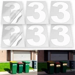 Isyfix Reflective Vinyl Number 3 (three) Stickers - 6 Inch,. Fixed Price $16.04.