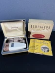 Vtg Remington Contour Deluxe Electric Shaver Rare Marble Design Case & Box Clean. Fixed Price $21.45.