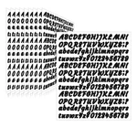 2010 Pieces Sheets Letter Stickers,self Adhesive Waterproof Vinyl Mailbox .... Fixed Price $14.44.