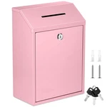 Metal Money Donation Cash Box Collection Safe Suggestion With Lock Wall M.... Fixed Price $51.47.