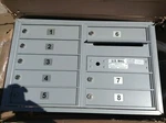Salisbury Industries 3705D-08AFU 4C Horizontal Mailbox, Aluminum Boxes Gray. Fixed Price $449.99.