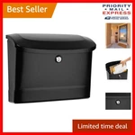 Elegant Wall-mounted Mailbox With Top Access & Lock Rust-resistant Design. Fixed Price $63.90.