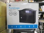Architectural Mailboxes The Saratoga Galvanized Steel Wall Mount Black Locking. Fixed Price $29.00.