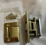 Idh By St. Simons Brass Double Ball Roller Catch Latch W/strike Plate & Screws. Fixed Price $13.99.
