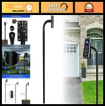 Universal Gooseneck Pedestal Post 70.9" Steel Mount For Keypad & Mailbox, Outdoo. Fixed Price $111.99.