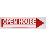 Hillman 842232 White Plastic English Open House Sign X 24 In. (pack Of 6). Fixed Price $37.27.