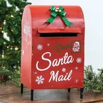 Santa Mailbox Vintage Style Christmas Holiday Decor For Kids Letters To. Fixed Price $39.99.