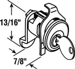 Prime-line S4127 Nickel Steel Silver Counter Clockwise Mailbox 4.9 H In.. Fixed Price $10.62.