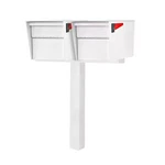 Manager Street Safe X2 Rear Locking Mailbox Combo Kit, In-ground Post, Alpi. Fixed Price $431.19.