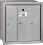 Vertical 3-DOOR Recessed Mailbox With Usps Access Durable Aluminum Design. Fixed Price $546.99.