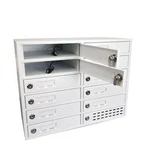 Returned! 12-SLOT Metal Cellphone Charging Locker Cabinet Ipad/iphone Compatible. Fixed Price $362.96.
