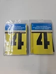 Packs Of Hillman Letters And Numbers 839726 Heavy Duty Stencil 6.3"L X 5.5"W. Fixed Price $17.99.