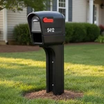 Spacious Mailmaster Plus Mailbox Secure Magnetic Closure & Rear Retrieval Door. Fixed Price $177.90.