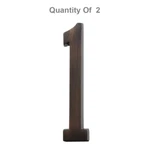 Hillman Distinctions 4-IN. Adhesive Bronze House Number 1 2-PACK. Fixed Price $17.95.