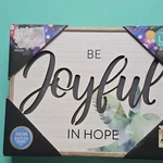 Decor Light Up Inspirational Wood Wall Sign, 'be Joyful Hope', Hanging. Fixed Price $15.00.