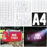 Seloom 148 Pcs Reflective Mailbox Numbers And Letters Stickers 2 Inch, White. Fixed Price $22.99.