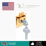 Prime-line 4049 5/16 In. Bolt Throw Steel Brass-plated Mailbox Lock With Offse. Fixed Price $12.99.