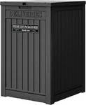 Lhbgo 48 Gallon Lockable Resin Outdoor Delivery Box. Fixed Price $156.99.